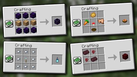ALL RESOURCES AND CRAFTING RECIPE .